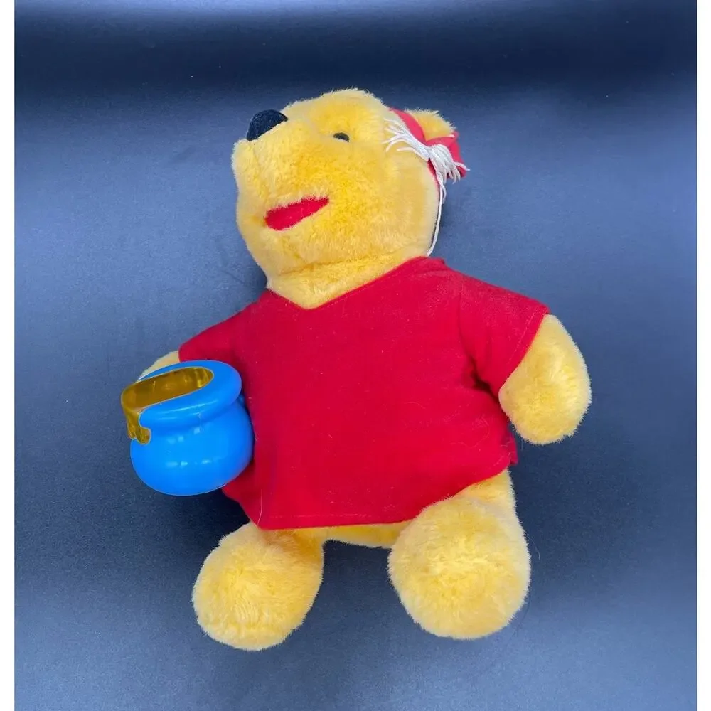 Vintage Disney Winnie the Pooh Plush Stuffed Animal 1998 by Mattel 11